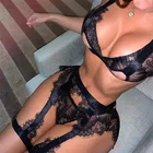 Бесшовный бюстгальтер в европейском и американском стиле с ресницами, привлекательное кружевное трехсекционное привлекательное нижнее белье на бретелях с ремешками