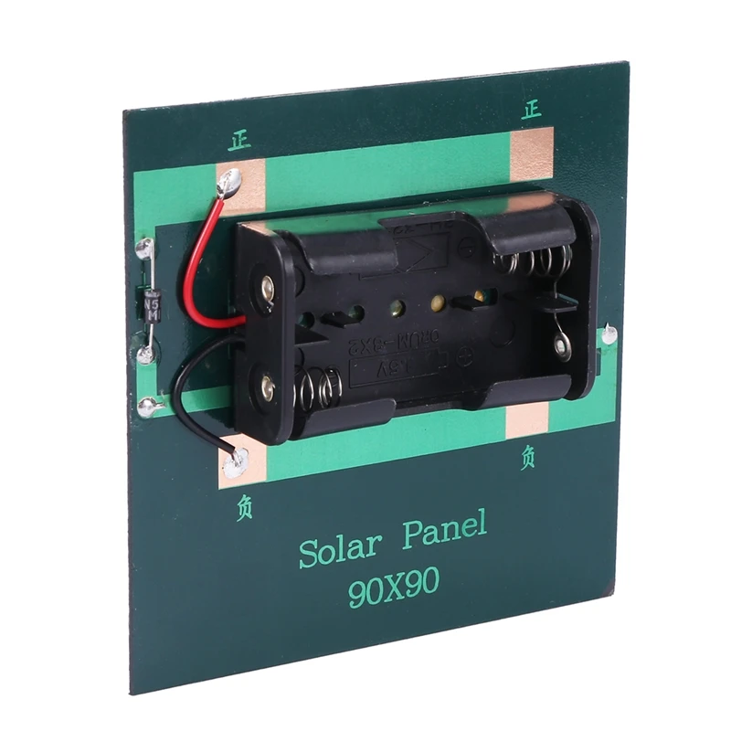 

HOT SALE 1W 4V Rechargeable AA Battery Solar Cell Charger With Base For 2Xaa Batteries Charging Directly