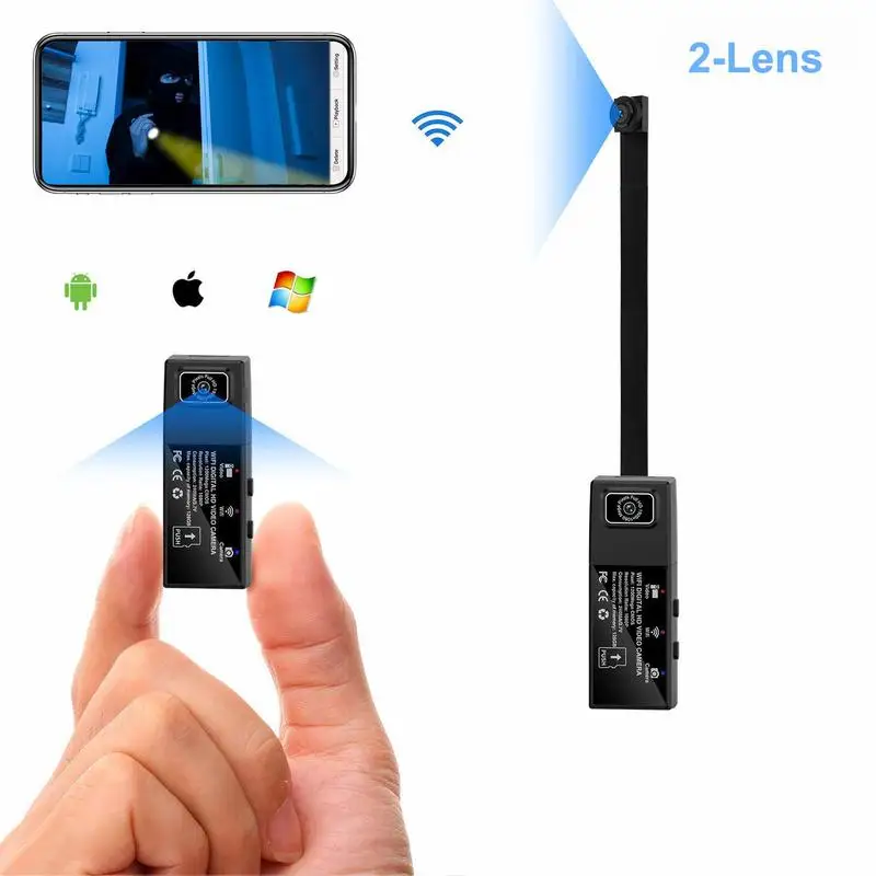 HD 1080P DIY портативная WiFi IP мини камера P2P видео рекордер поддержка удаленного