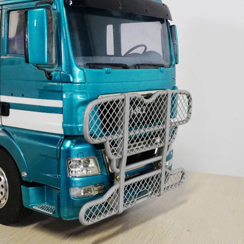 Металлический передний бампер для масштаба 1/14 RC TAMIYA MAN Тракторная модель