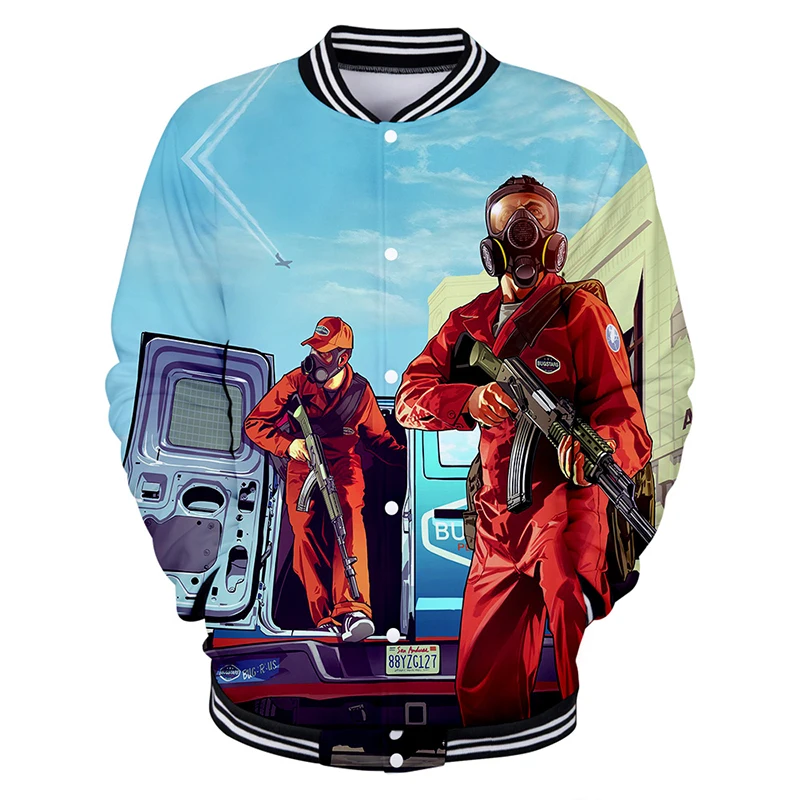

Money Heist The House of Paper La Casa De Papel 3d Baseball Jacket Coat Men Women Hoodie Sweatshirts 3D Hoodies Jackets Tops 4XL