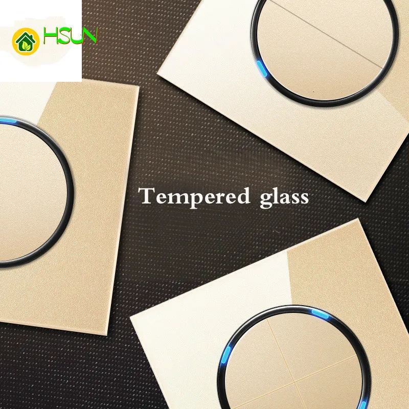 Настенный переключатель цвета шампанского с USB 1/2/3/4 клавиши|Выключатели| |