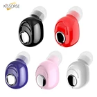 KISSCASE L16 Bluetooth гарнитура 5,0 мини подойдет как для повседневной носки, так уха ультра маленькие In-Ear Беспроводной Bluetooth гарнитура для iOS Android телефон