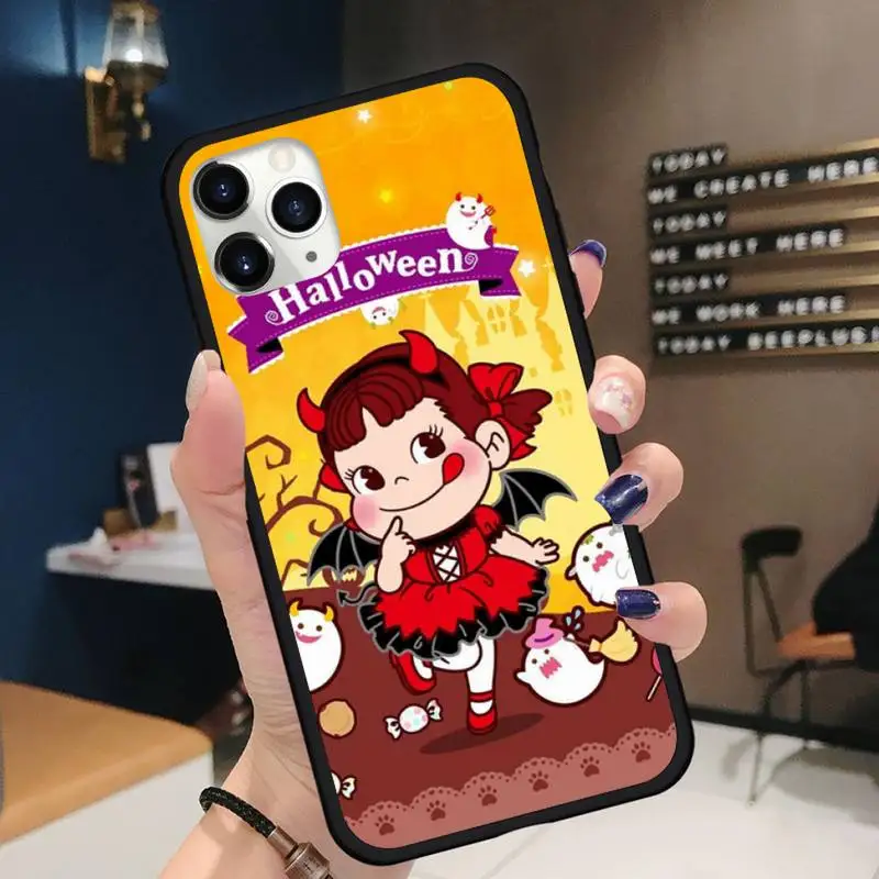 

Cute Fujiya Milky Peko chan Phone Case for iPhone 11 12 pro XS MAX 8 7 6 6S Plus X 5S SE 2020 XR Soft silicone cover funda shell