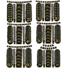 Черная бронзовая одноразовая посуда для детей 30405060 лет