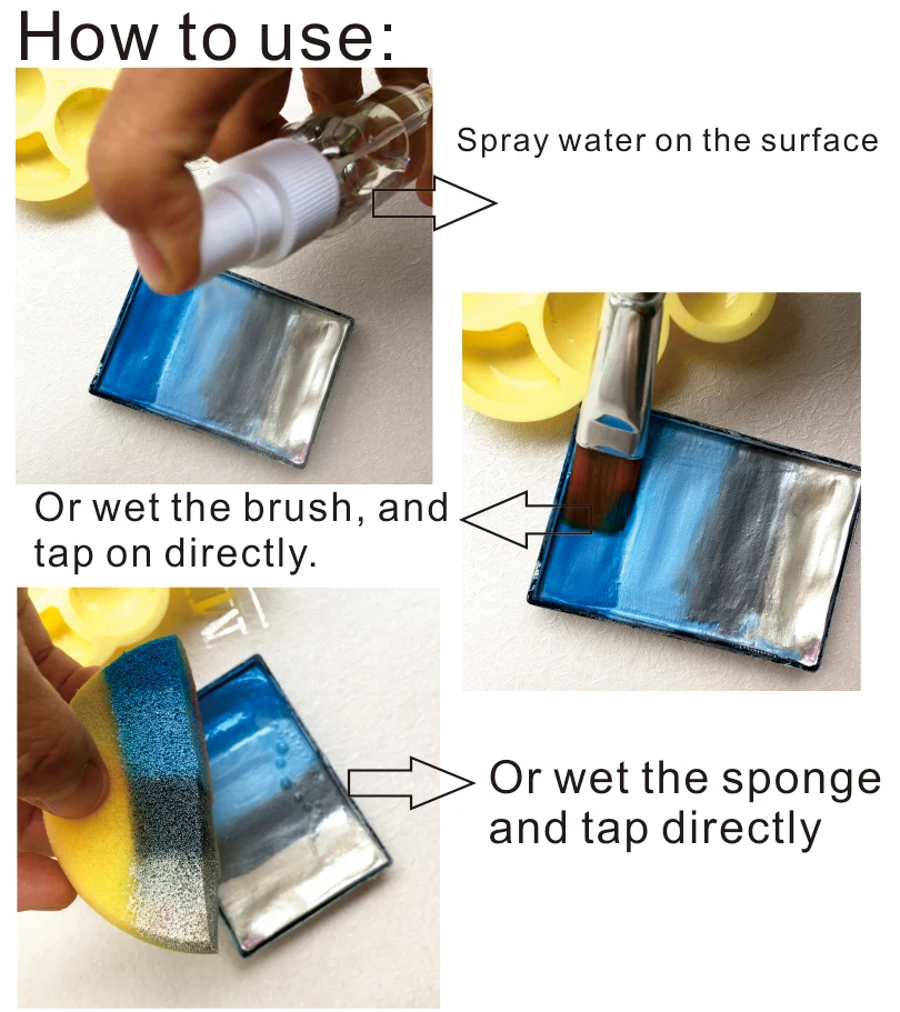 FPB 30 г/шт. на водной основе синий Чистка для лица и тела Краски пигмент макияжа в