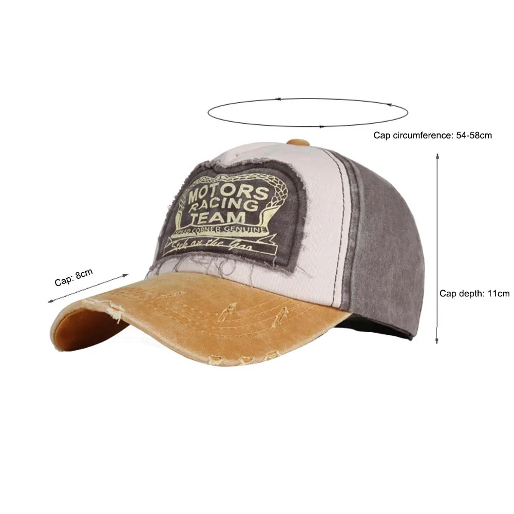 Спортивная хлопковая кепка с регулировкой джинсовый солнцезащитный козырек