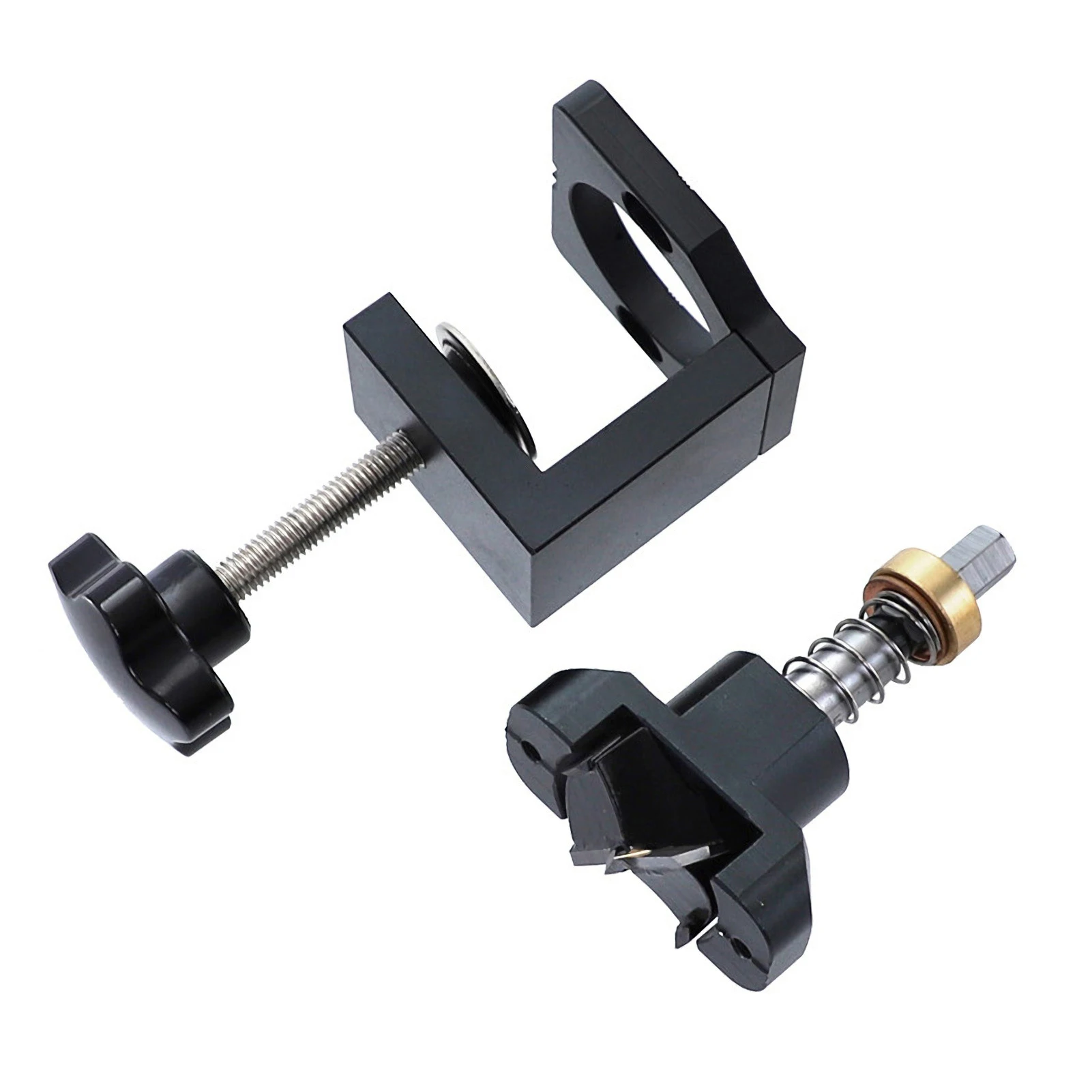 

KKmoon 35mm Hinge Hole Opener Self-Clamping Hinge Hole Drilling Jig Set Hinge Hole Locator Guide Kit Woodwooking Tools