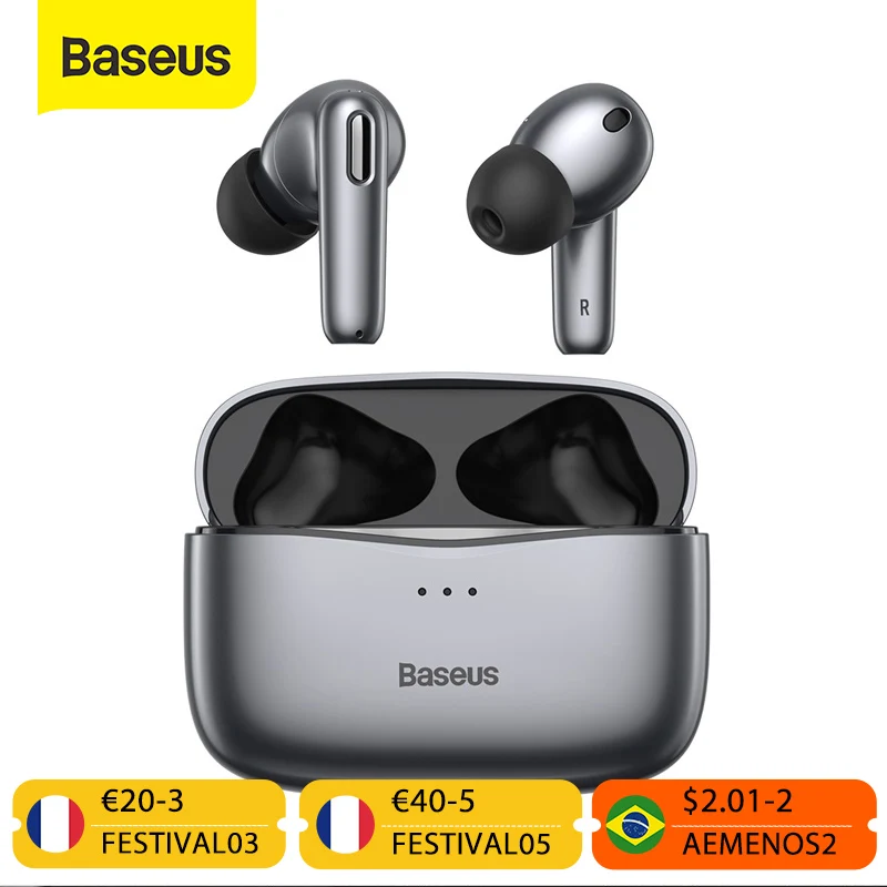 

TWS-наушники Baseus S2 с активным шумоподавлением и поддержкой Bluetooth 5,0
