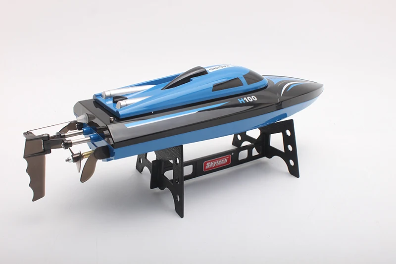 Рождественская игрушка TKKJ H100 2,4G RC лодка 180 градусов флип высокоскоростная электрическая RC гоночная лодка для бассейнов озера и приключений на открытом воздухе