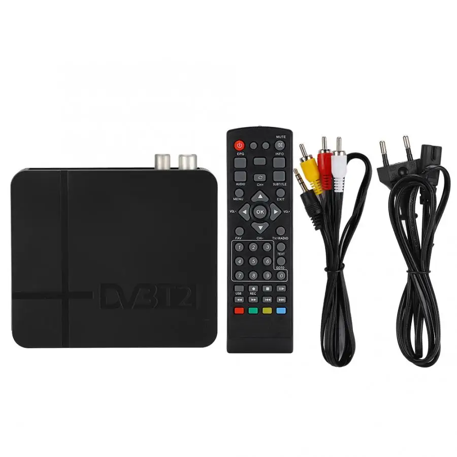 Новейший K2 Plus DVB-T2 эфирный цифровой ТВ приемник сигнала совместимый с DVB-T/H.264 поддерживает Dvb t2 H.264 таймер PVR