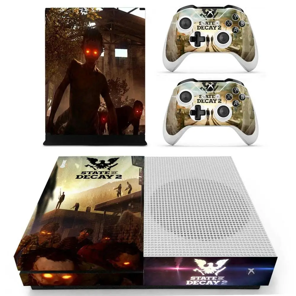 State of Decay 2 стикер s для Xbox One S виниловые наклейки на кожу Pegatinas Adesivo one тонкая консоль