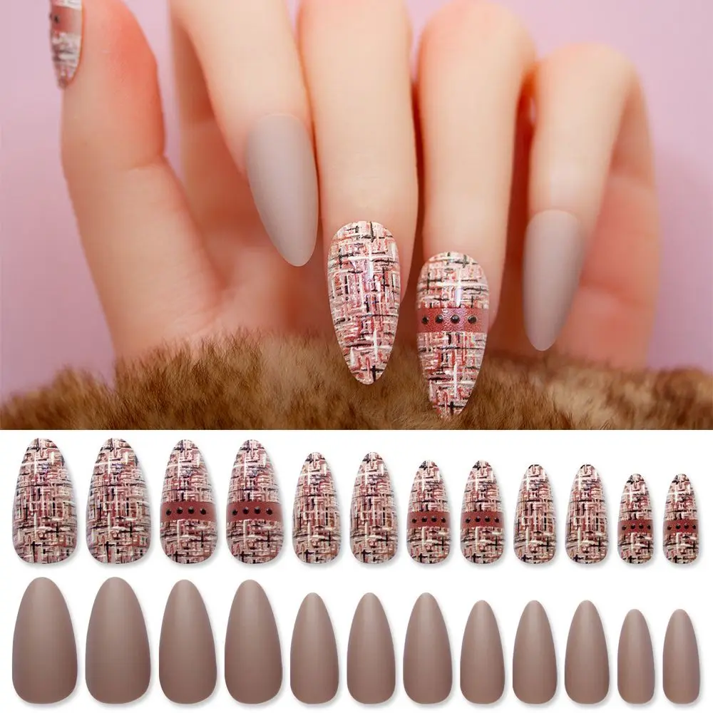 24 шт. накладные ногти со съемными бабочками|Накладные ногти| |