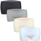 4 шт.лот подростковые мягкие трусики, хлопковые трусики, Молодежные трусики, тренировочные детские трусики, нижнее белье для девочек-подростков