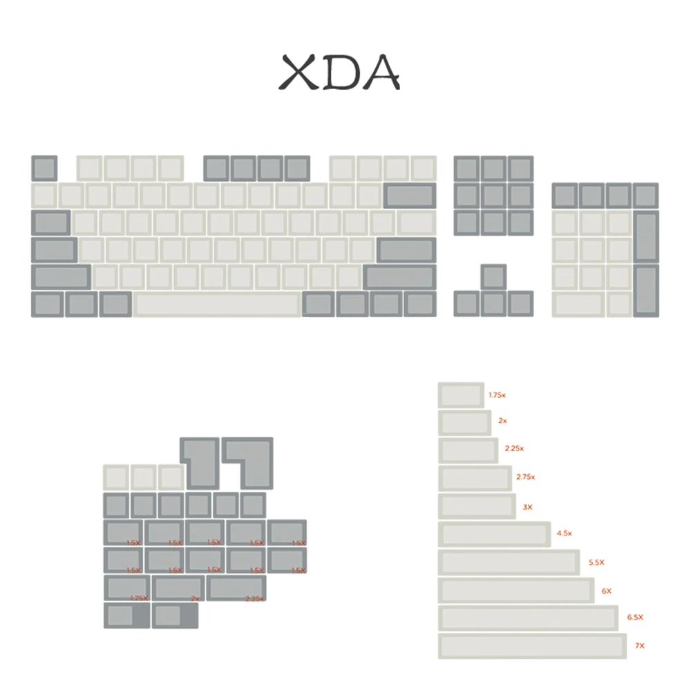 Пустые колпачки для ключей Cherry Mx мехканические игровой клавиатуры сменные XDA