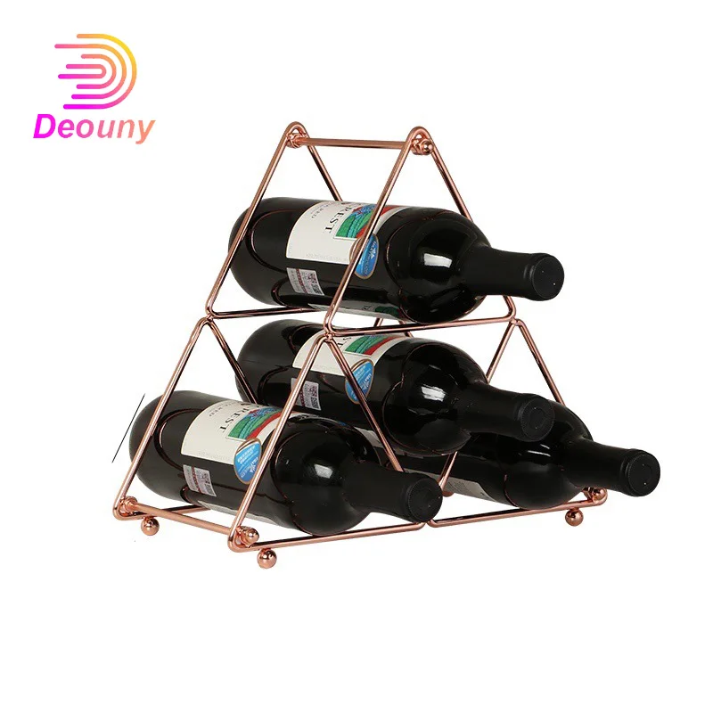 

DEOUNY Железный винный стеллаж, креативная подставка, полка для винных бутылок, стеллаж для украшения вина от дома, шкафа, барной стойки