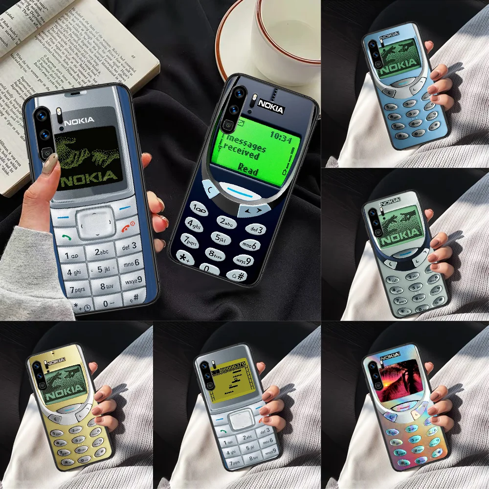 

Funny Nokia Phone Case For HUAWEI P 9 10 20 30 40 Lite Pro smart Z 2019 Nova 5T 6 7 i black Prime Tpu Shell Luxury Funda