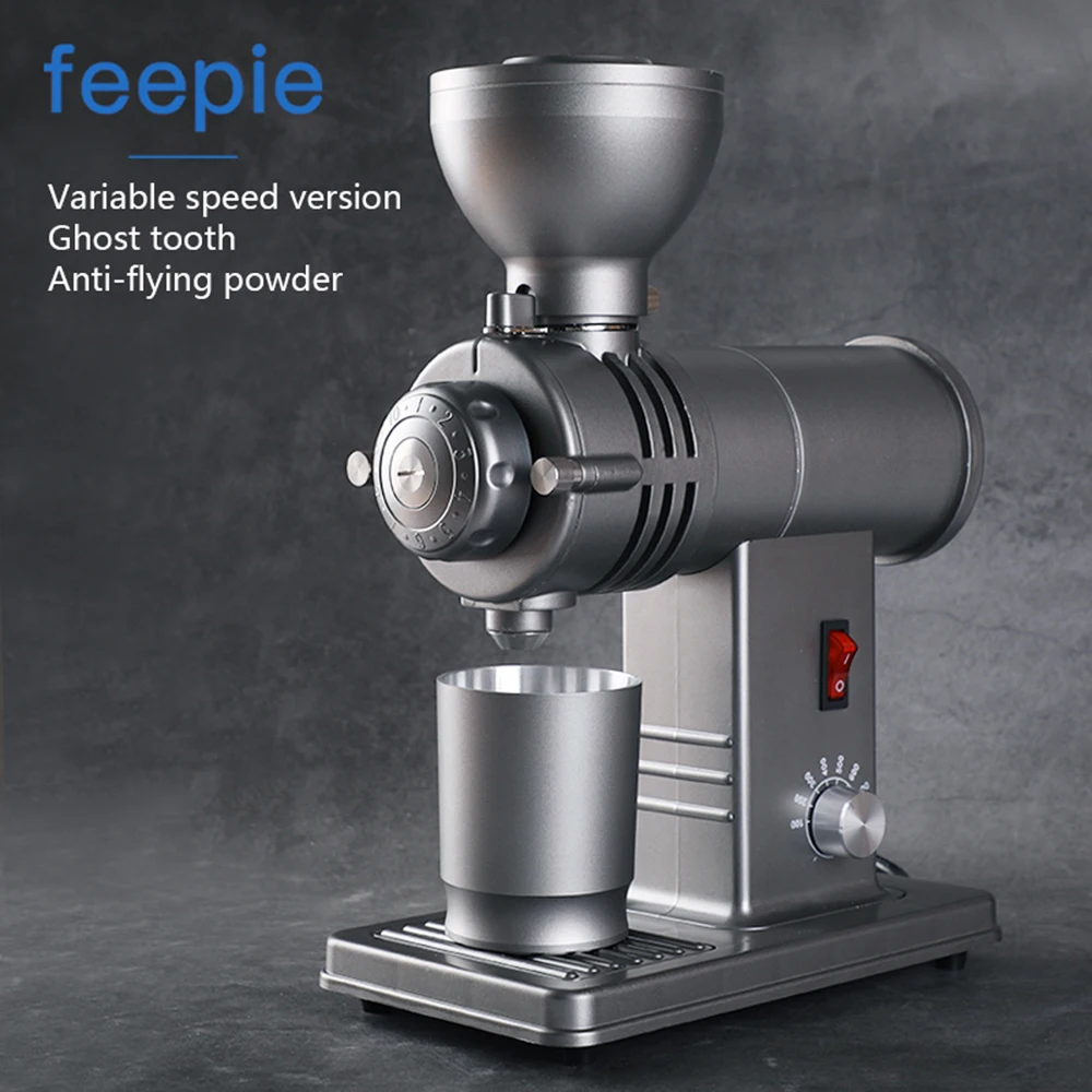 Электрическая кофемолка Feepie автоматическая Бытовая кофеварка с переменной