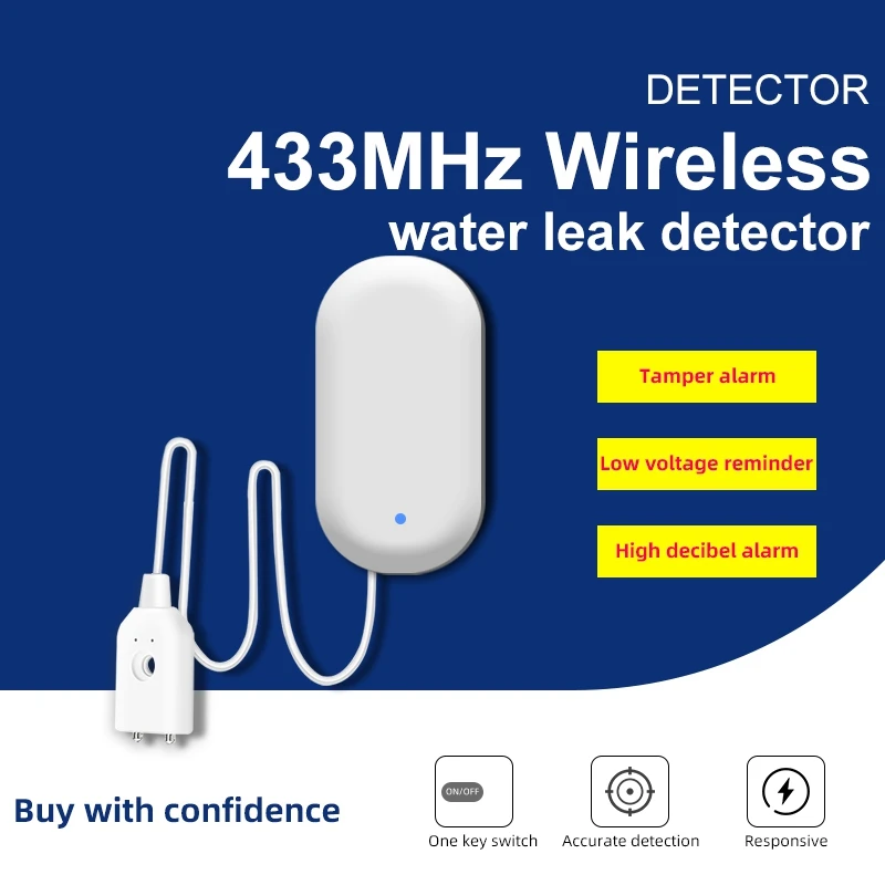 Детектор утечки воды независимый датчик умное приложение оповещение о