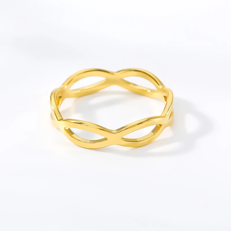 

Infinity Heart Rings for Women Wedding Gift Anillos Mujer Boho Jewelry Accessories Best Friend Unique Knot Bow Stacking Bague