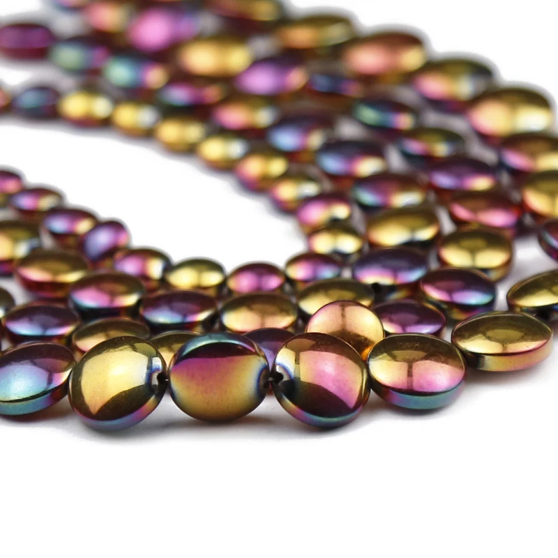 Бусины из гематита 6/8/10 мм натурального камня для самостоятельного изготовления