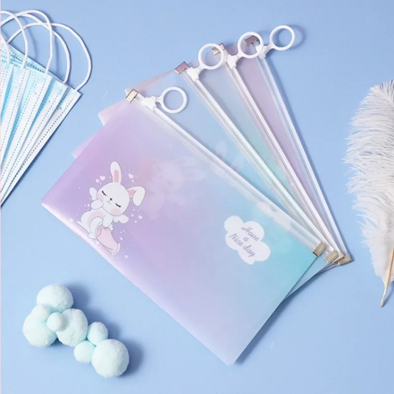 1 шт. пластиковые прозрачные пакеты для хранения с мультяшными животными | Дом и