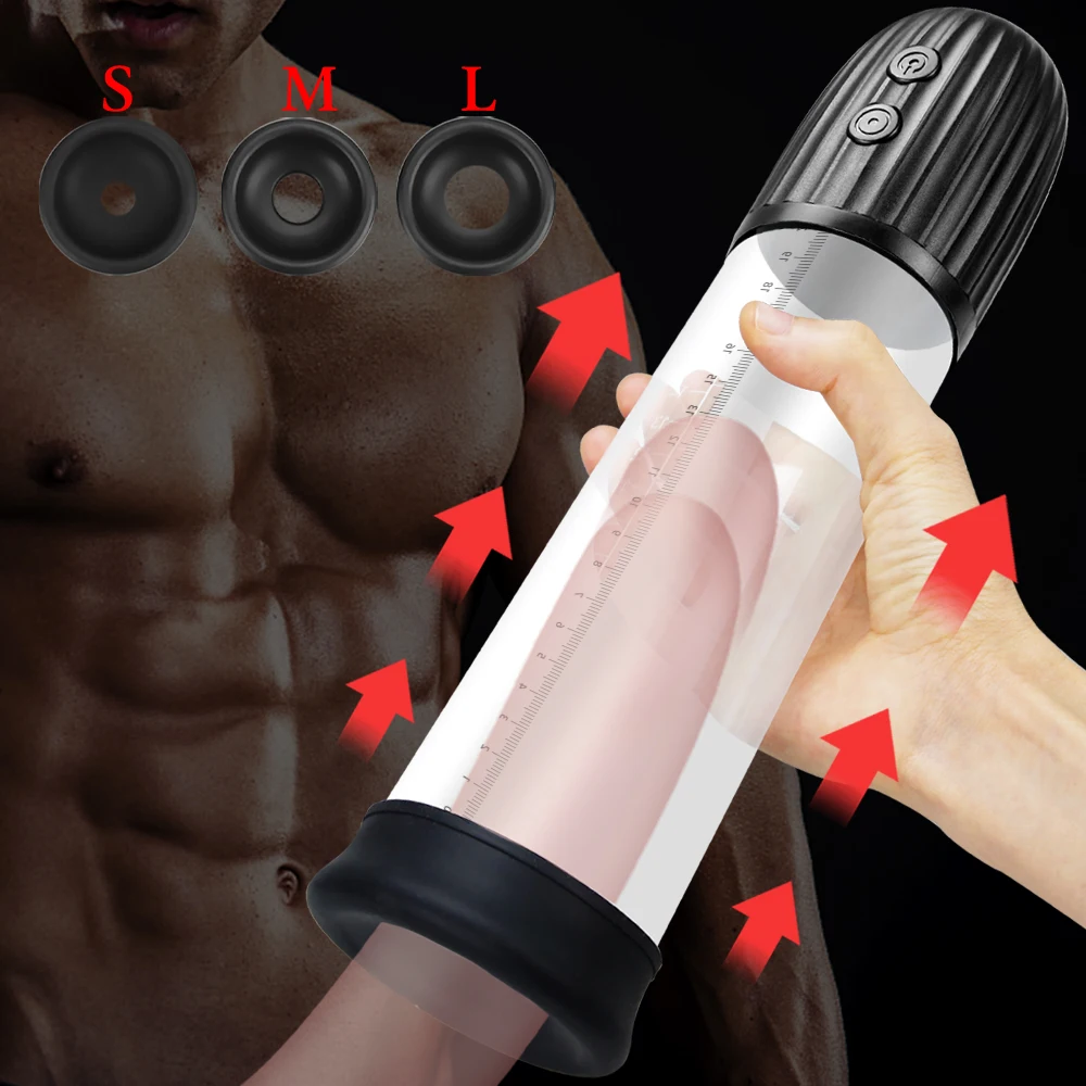 Мощный увеличитель пениса мужской t секс-игрушки для мужчин насос массажер