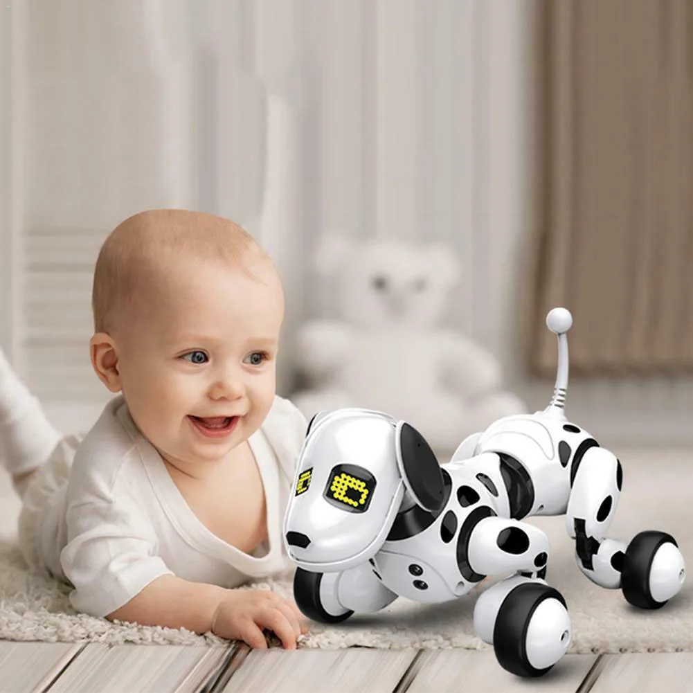 

Interactive Educational Sing Dance Wireless Smart Children Talking RC Robot Dog Intelligent Electronic Pet Toy Birthday Gift Led