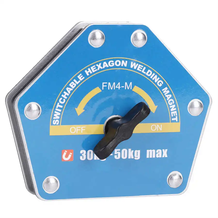 

Магнитный сварочный локатор переключаемый шестигранный сильный многоугольник всасывания 30-50 кг FM4-M держатель сварочного магнита