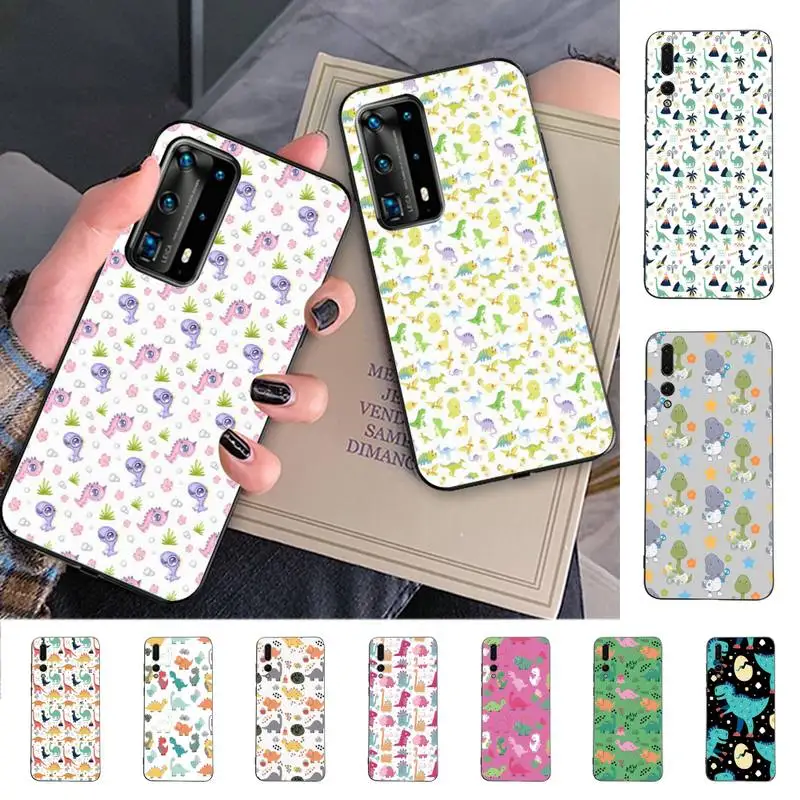 

YNDFCNB Dinosaur Phone Case for Huawei P30 40 20 10 8 9 lite pro plus Psmart2019