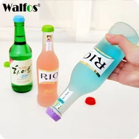walfos 6 pieces new kitchen multicolor silicone button beer wine cork stopper plug bottle cap cover perfect home kitchen tools