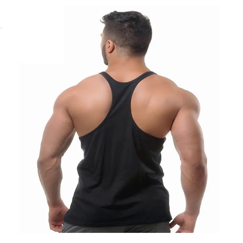 

Summer Brand Fitness Tank Top Men Bodybuilding 2021 Gyms Clothing Fitness Men Shirt slim fit Vests Mesh Singlets Muscle Tops