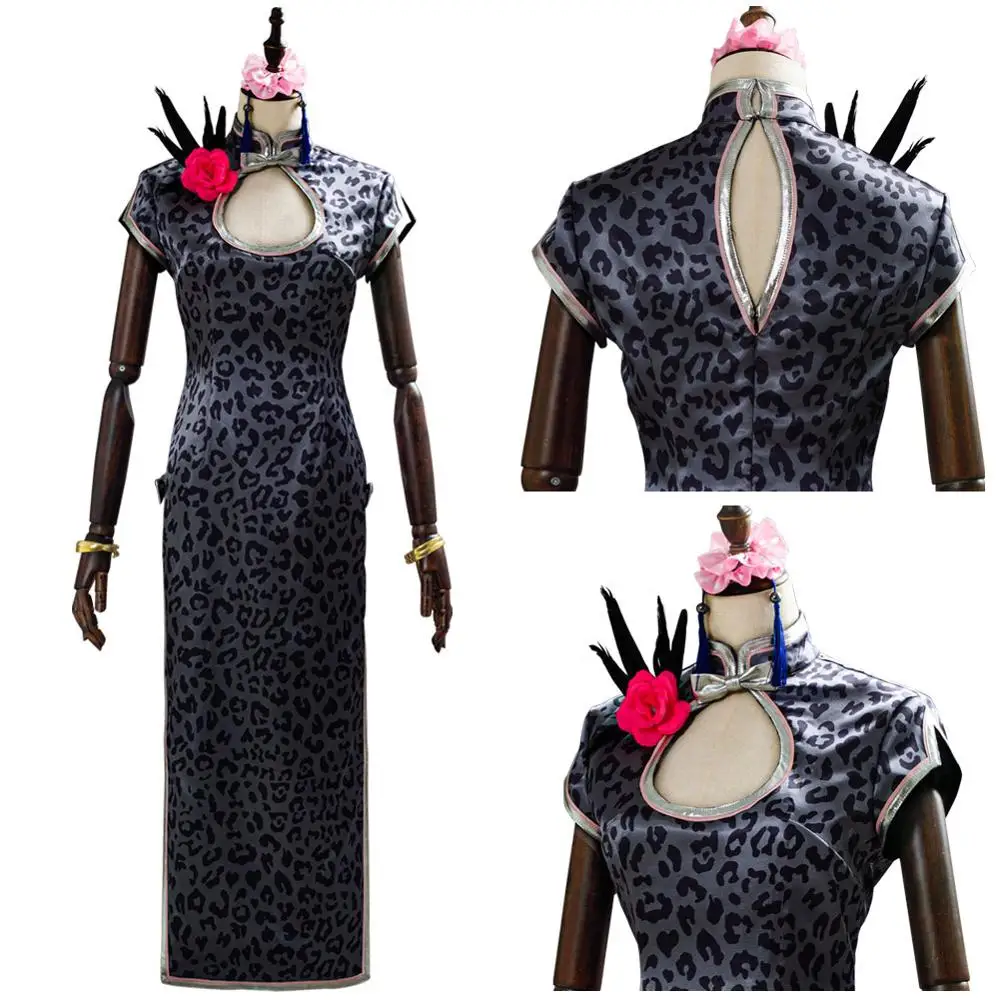 

Final Cosplay Fantasy VII Remakes Tifa Lockhart Cosplay Costume Women Cheongsam Dress Halloween Carnival Costume Custom Made