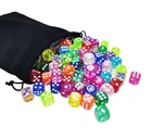 5 шт.упаковка, акриловые кости 14 мм