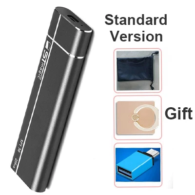 Black Stmagic Spt30 USB 3,1 Портативный твердотельный накопитель 128 ГБ 256 512 1 ТБ 2 ТБ внешний твердотельный накопитель 480-1900 МБ/с. для ноутбука игра - Цвет: Black