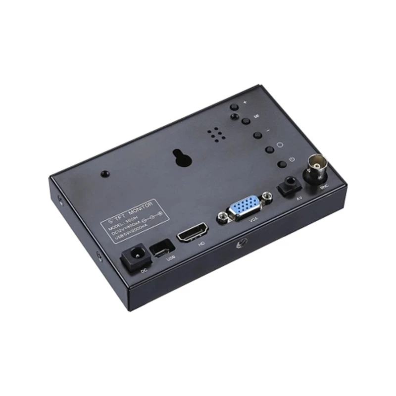 5-дюймовый мини-монитор S501H 5-канальный VGA/BNC/AV/HD/Ypbpr ЖК-экран с перекрестной линией