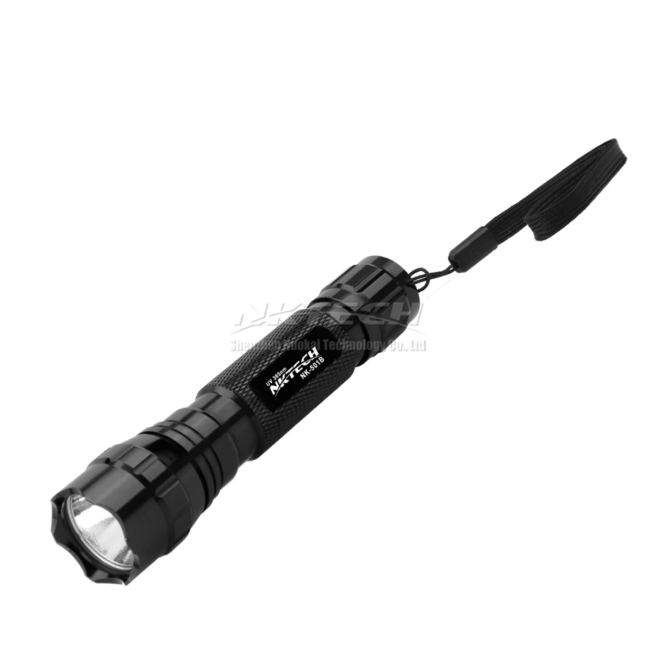NKTECH NK 501B 365nm фиолетовый обратно светильник вспышки 1 Режим УФ светодиодный Длина