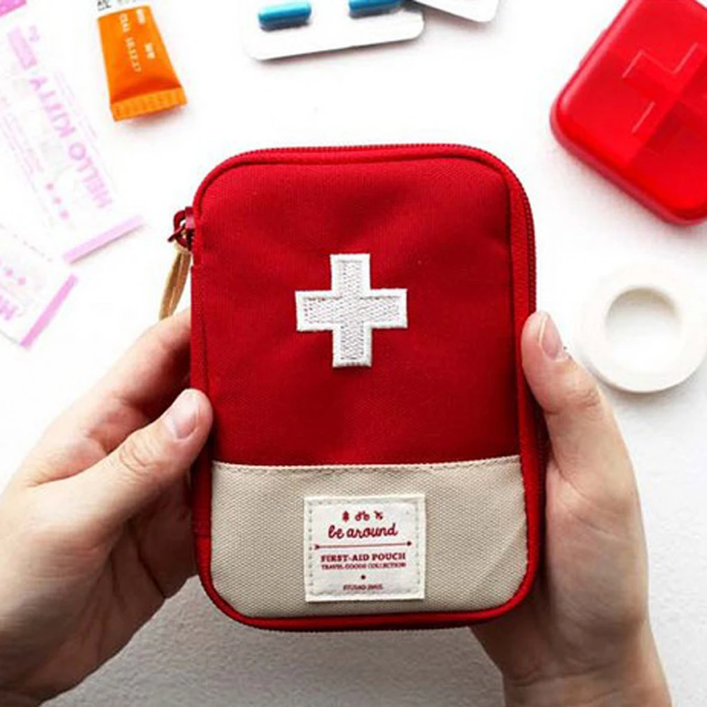 

NEW Cute Mini Portable Medicine Bag First Aid Kit Medical Emergency Kits Organizer Outdoor Household Medicine Pill Storage Bag