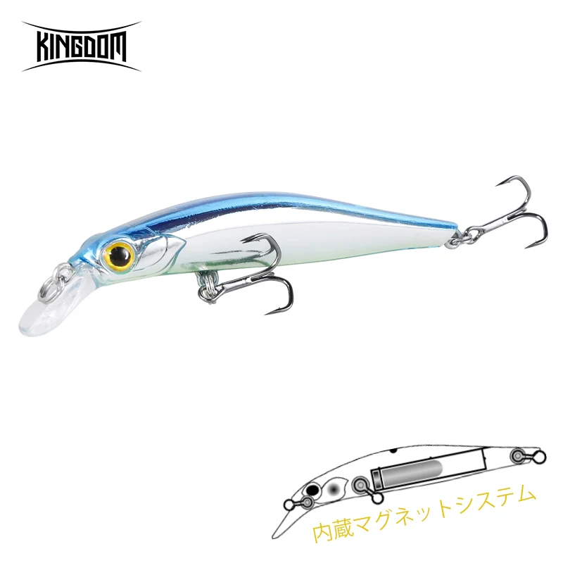 Kingdom Artists Jerkbaits Гольян рыболовные приманки 80 мм 9 г 105 мм 18,6 г Slience тонущие высококачественные жесткие приманки хорошее действие воблеры