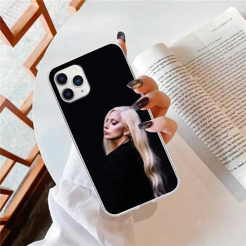 

Lady Gaga Phone Case For iPhone 6 7 8 Plus 11 12 ProMax X XR XS Max SE Soft cover