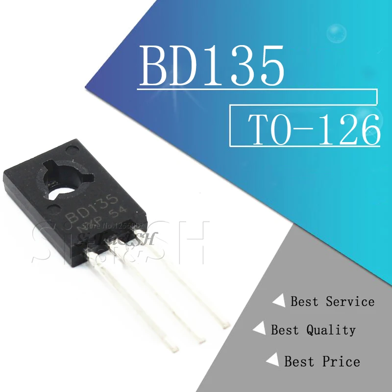 10 шт. BD135 BD136 BD138 BD132 BD137 BD139 BD140 TO-126 NPN мощный триодный транзистор новый и