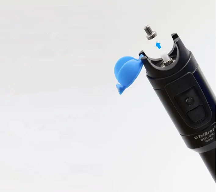 Бесплатная доставка 10 шт. трибрер Оптическое волокно красный свет ручка