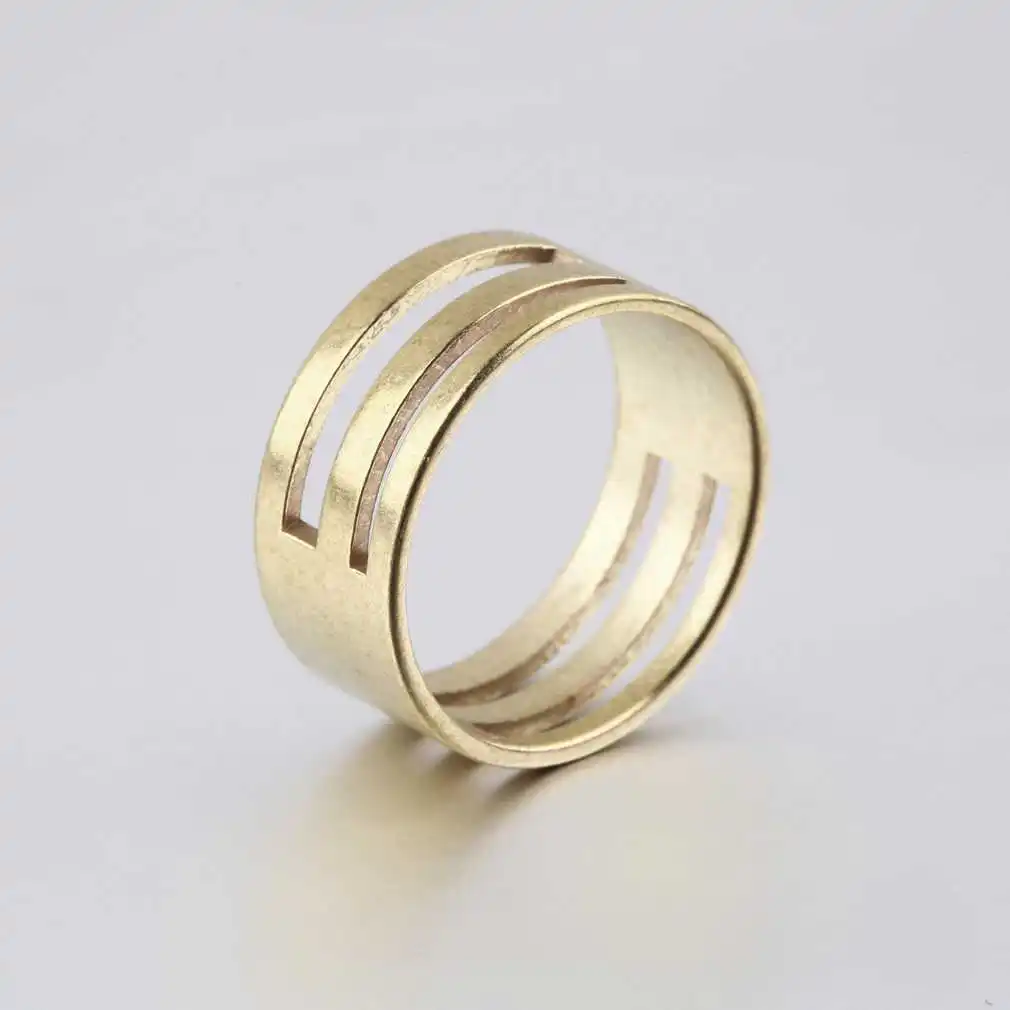 Необработанные латунные цветные ДЖАМП-кольцо Открытые и закрытые инструменты