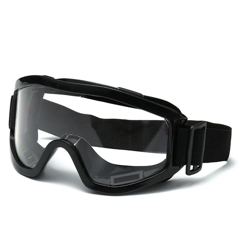 

Motorcycle Goggles Windshield Sand Fog Ski Goggles New Outdoor Windproof Dustproof Glasses For Riding Outdoor Sports Clear Lens