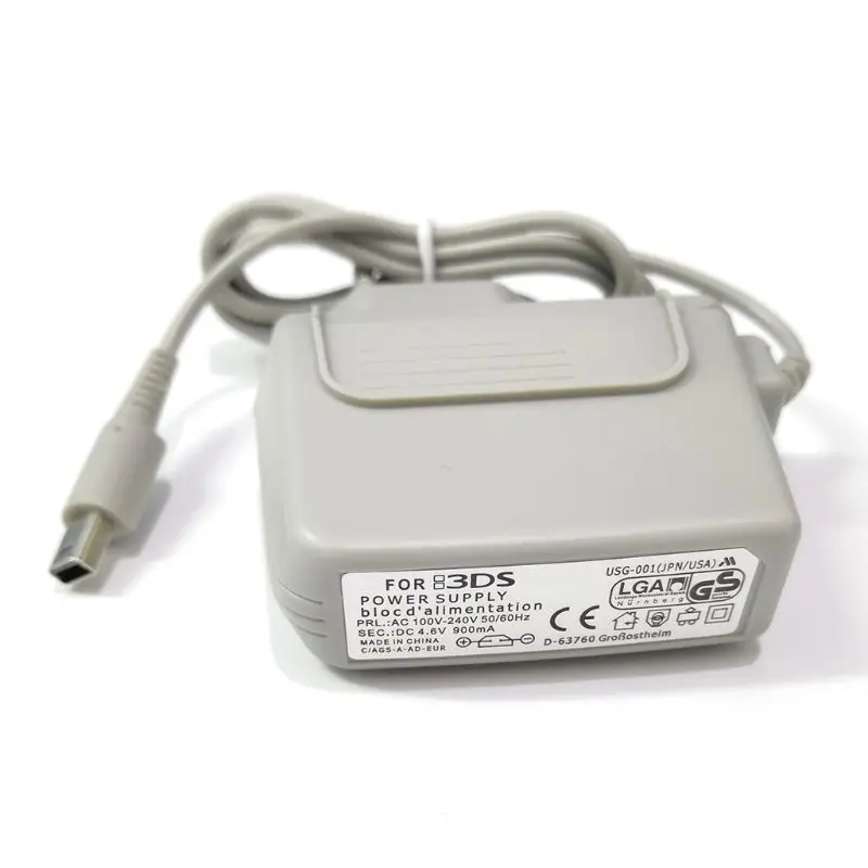 

1PC US/EUPlug Travel Charger for Nintendo NEW 3DS XL AC 100V-240V Power Adapter for Nintendo DSi XL 2DS 3DS 3DS XL
