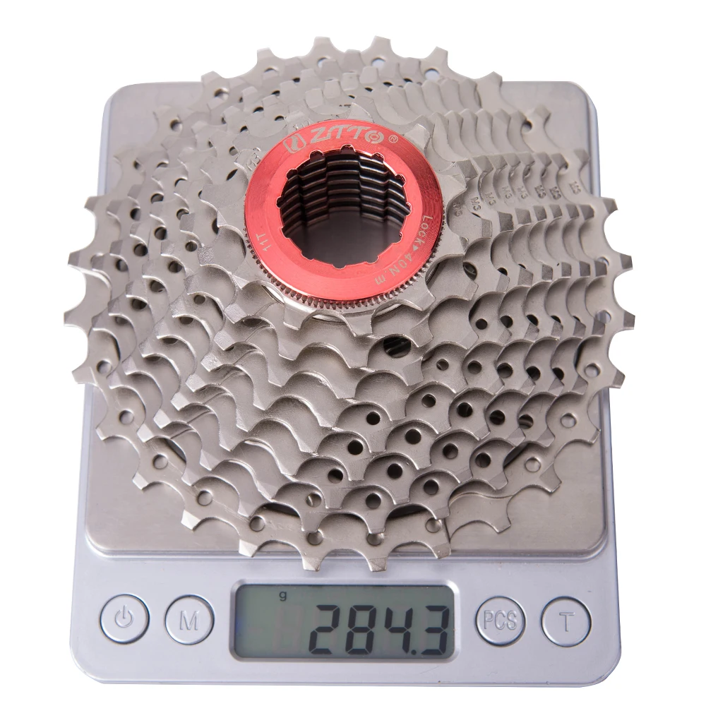 

ZTTO Road Bike 9 Speed Cassette 11-28t Bicycles Freewheel Sprockets Compatible For Sunrace Shimano HG System