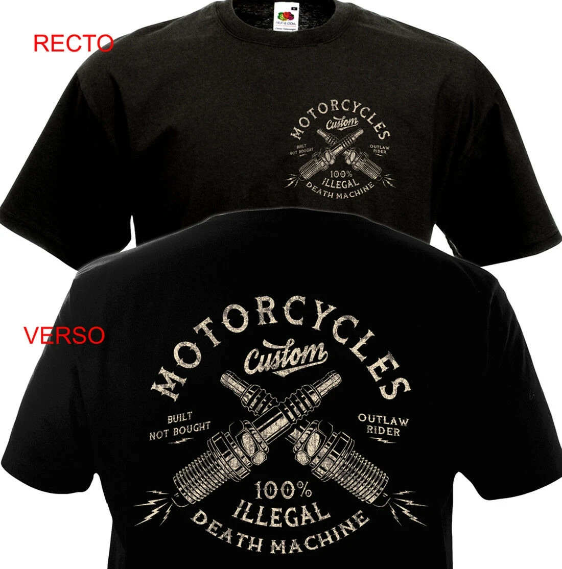 

T-Shirt Motorcycles Custom-Biker Chopper Bobber Biker Indian