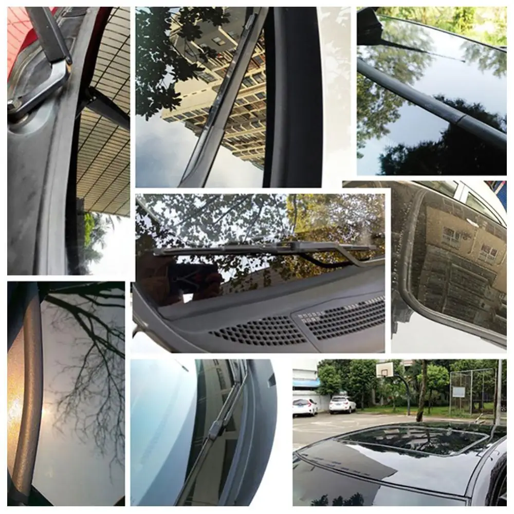 

Waterproof 300cm Car Rubber Sealing Strips Trim For Auto Car Front Rear Windshield Sunroof Triangular Window Edge Weatherstrip