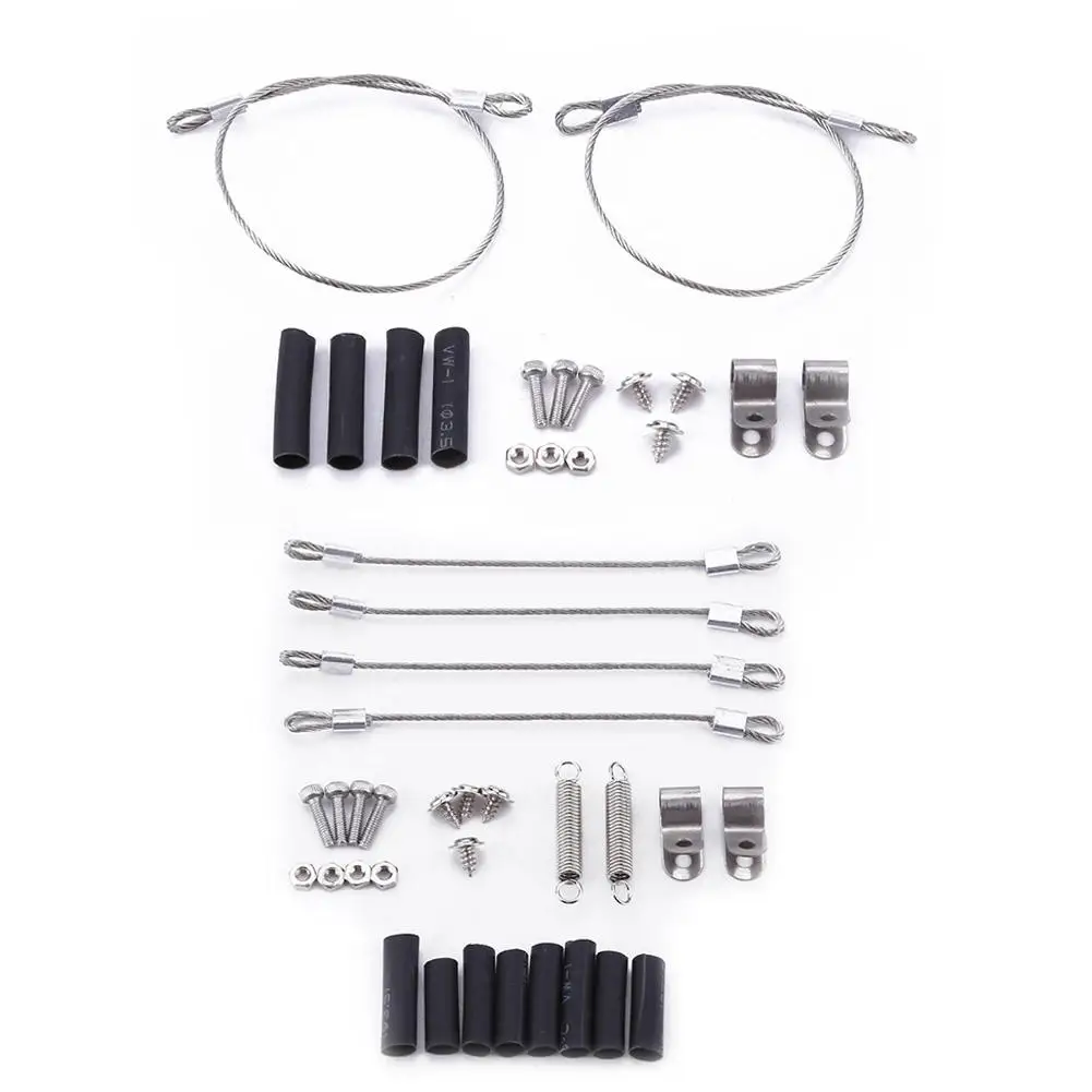 

Professional RC Car Steel Rope Set for Traxxas TRX-4 TRX4 for Axial SCX10 1/10 RC Crawler RC Car Accessories for RC Toys Drop
