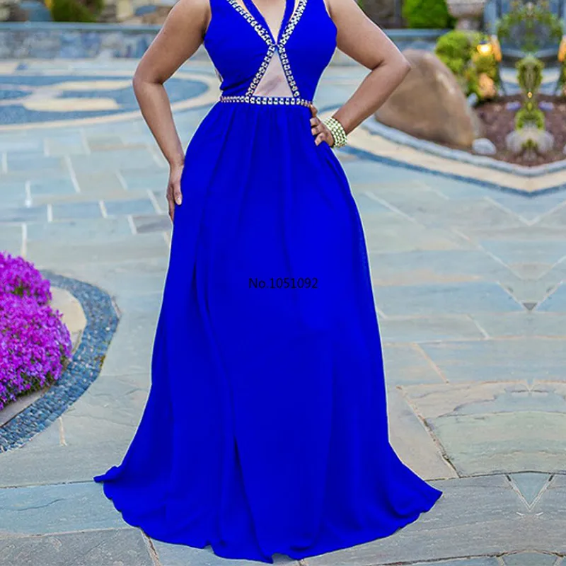 Вечерние женские платья сексуальные с лямкой на шее без рукавов стразы